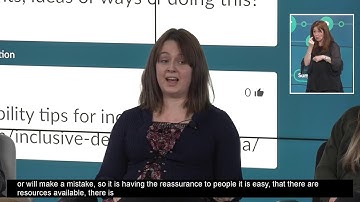 Accessible content creation session