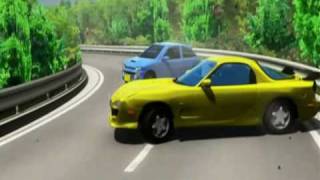 Lucky Star ep 06 - Parodia de Initial D