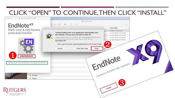 EndNoteX9 Mac