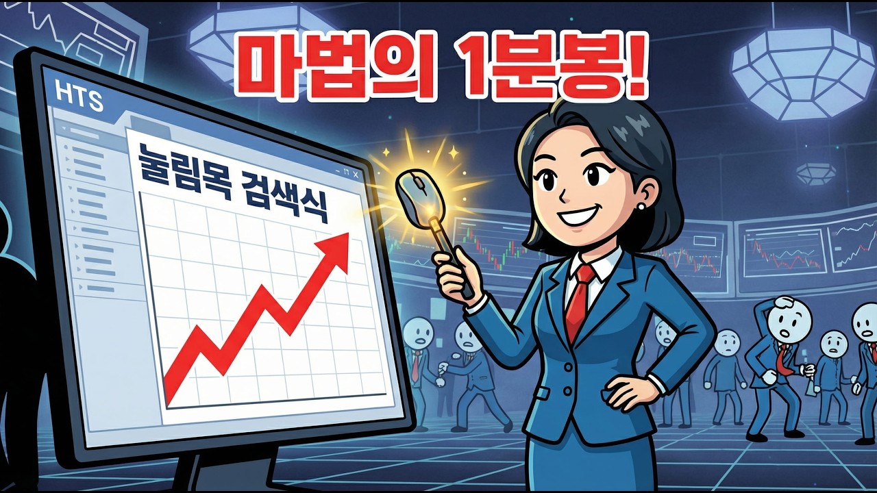 [콕스톡] 15년 차트 분석가가 밝힌 '진짜 눌림목': 잃지 않는 단타를 위한 세력 추적 검색식