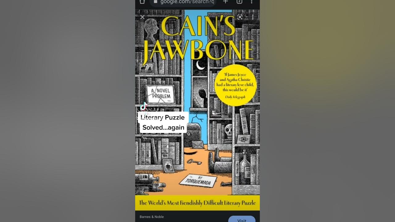 Cain's Jawbone Solved...again YouTube
