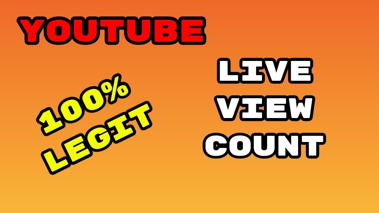 How to Find Your LIVE VIEW COUNT ON YOUTUBE! (100% real)'s Banner