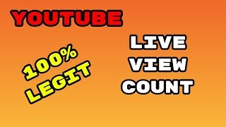 How to Find Live View Count on