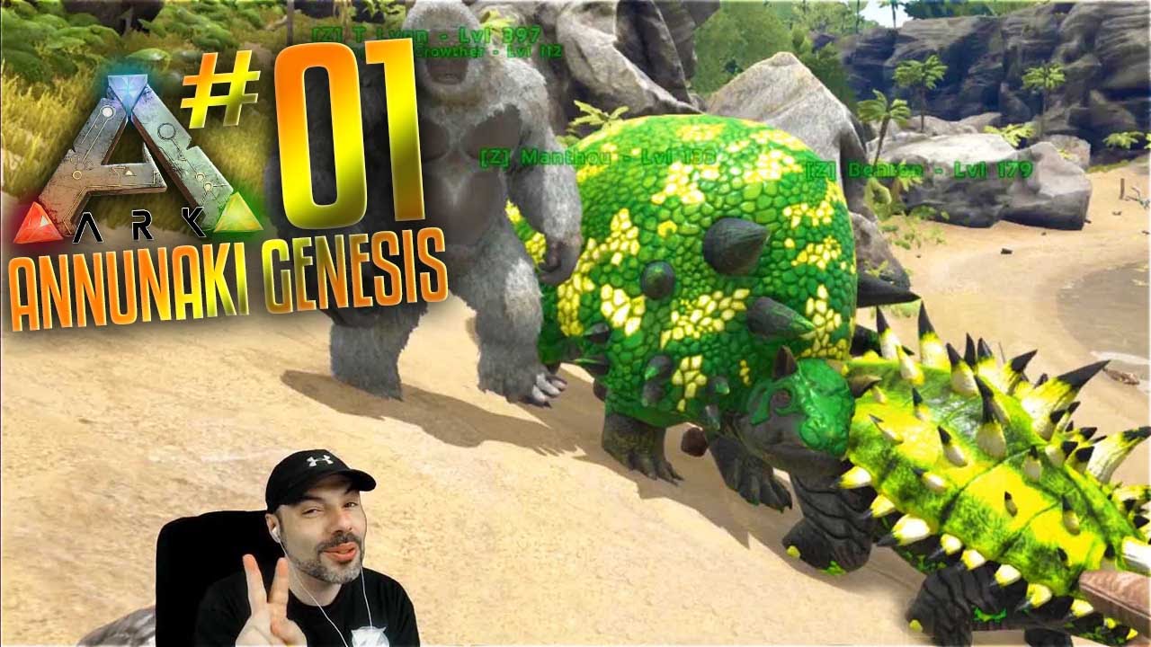 Ark Annunaki Genesis Mod Gameplay S2 Ep 1 Golden Treat Taming Spree Pooping Evolved Server Youtube