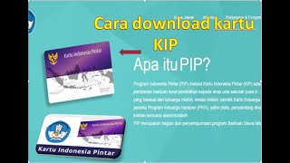 Cara Download Kartu Indonesia Pintar dan cek pencairan PIP (KIP) dengan sukses| PIP