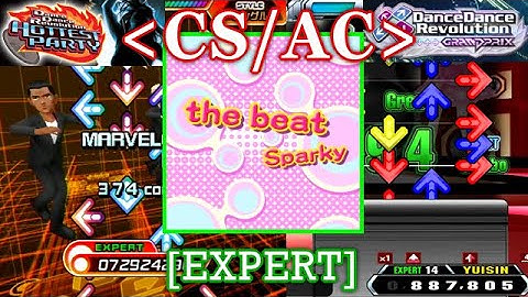 【DDR CS/AC】 the beat / Sparky [EXPERT] 譜面比較 Comparison