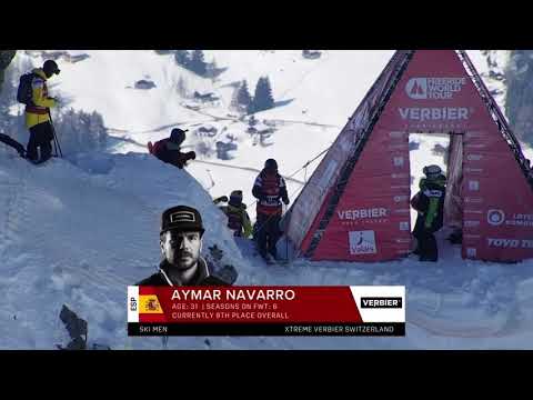 Aymar Navarro incredible podium Run - Verbier Xtreme 2021- Freeride World Tour
