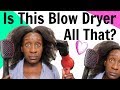 The Revlon One Step Hair Dryer Brush on 4c Natural Hair | Detailed Review + Speed Test