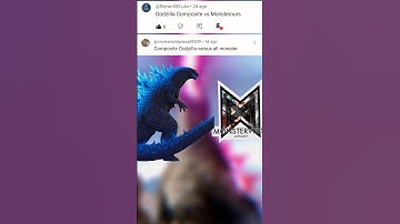 Composite Godzilla vs Monsterours | #shorts #monster