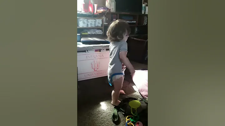 Baby dancing to Good Vibrations