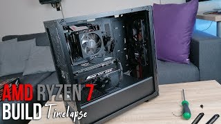 Ryzen 7 2700X Build With Coolermaster Masterbox Mb520 Timelapse