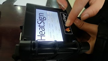 How to use extremely handheld portable printer HS-PT01P - HeatSign