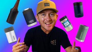 STUBBY COOLER temperature test, yeti, huski, arctico, alcoholder