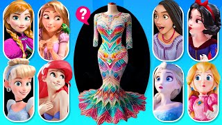 🔥 Guess the Character by Crown, Dress & Shoe #10 | Princess Disney Character Quiz, Disney Song