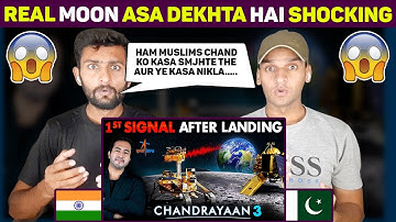 CHANDRAYAAN-3 Sends First Signal On EARTH After Landing | Pragyaan Rover On Moon l Reaction on India