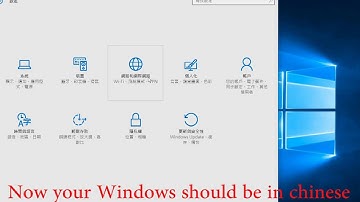 How to change Windows 10 language from English to Chinese