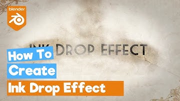 Blender Tutorial: Ink Drop Effect