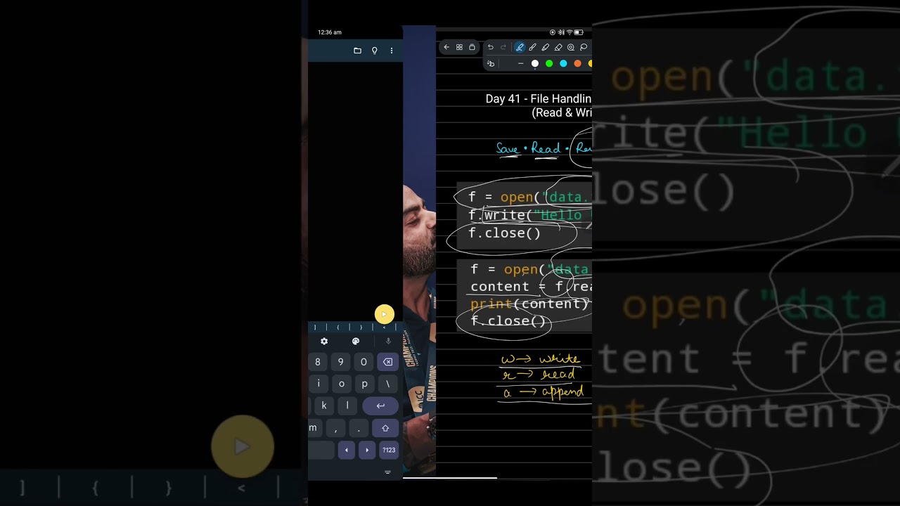 Python Day 41 | File Handling | Read & Write Files