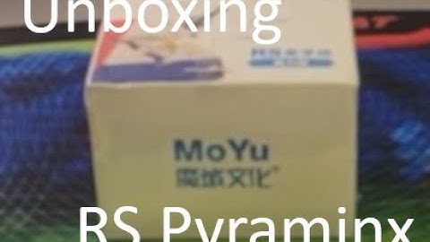 Unboxing The Moyu RS Pyraminx!