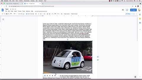 Google Docs Quick Video: Inserting and editing images