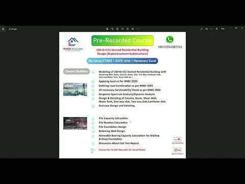 Course Outline ETABS