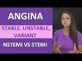 Angina Symptoms, Treatment Nursing NCLEX Review: Stable, Unstable, Variant Angina Download Mp4