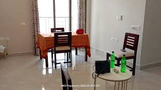 3bhk semi furnished rent New Town AA 2D