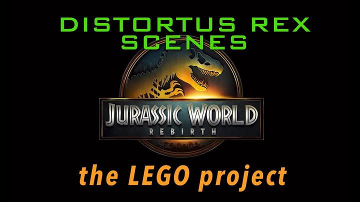 Jurassic World REBIRTH the LEGO project episode 6 DISTORTUS REX SCENE