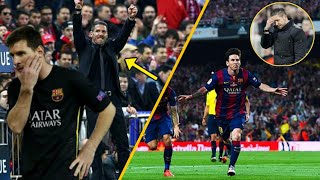 The Day Lionel Messi Took Revenge Diego Simeone and Destroyed Atletico Madrid