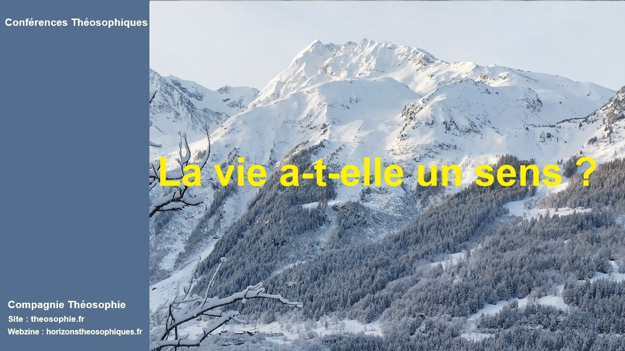 La vie a-t-elle un sens ? - YouTube