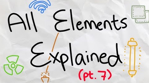 All Elements Explained Pt. 7 (Promethium - Ytterbium)
