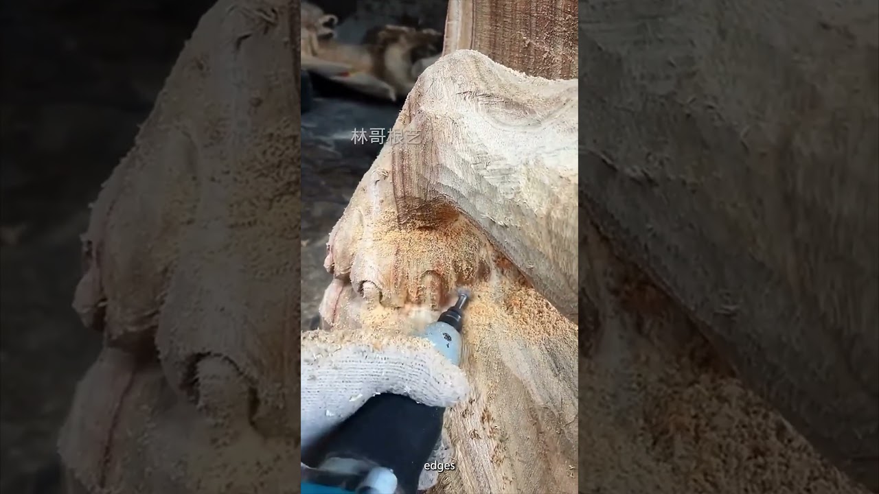 Amazing Tree Trunk Sculpture 😍