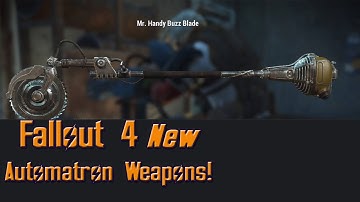 Fallout 4 New Automatron Weapons
