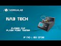 Nab tech  normalab determination of flash point  abel closedcup method