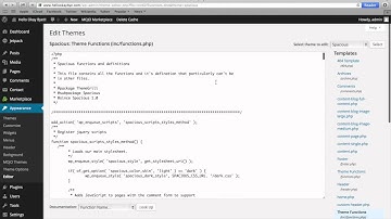 How to Edit Website Footer - WordPress Spacious Theme