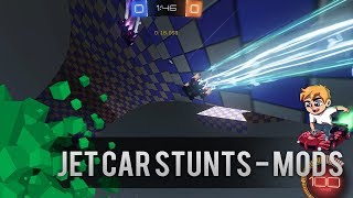 [ Rocket League Mods ] JET CAR STUNTS MAP EN MULTI SUR ROCKET LEAGUE !