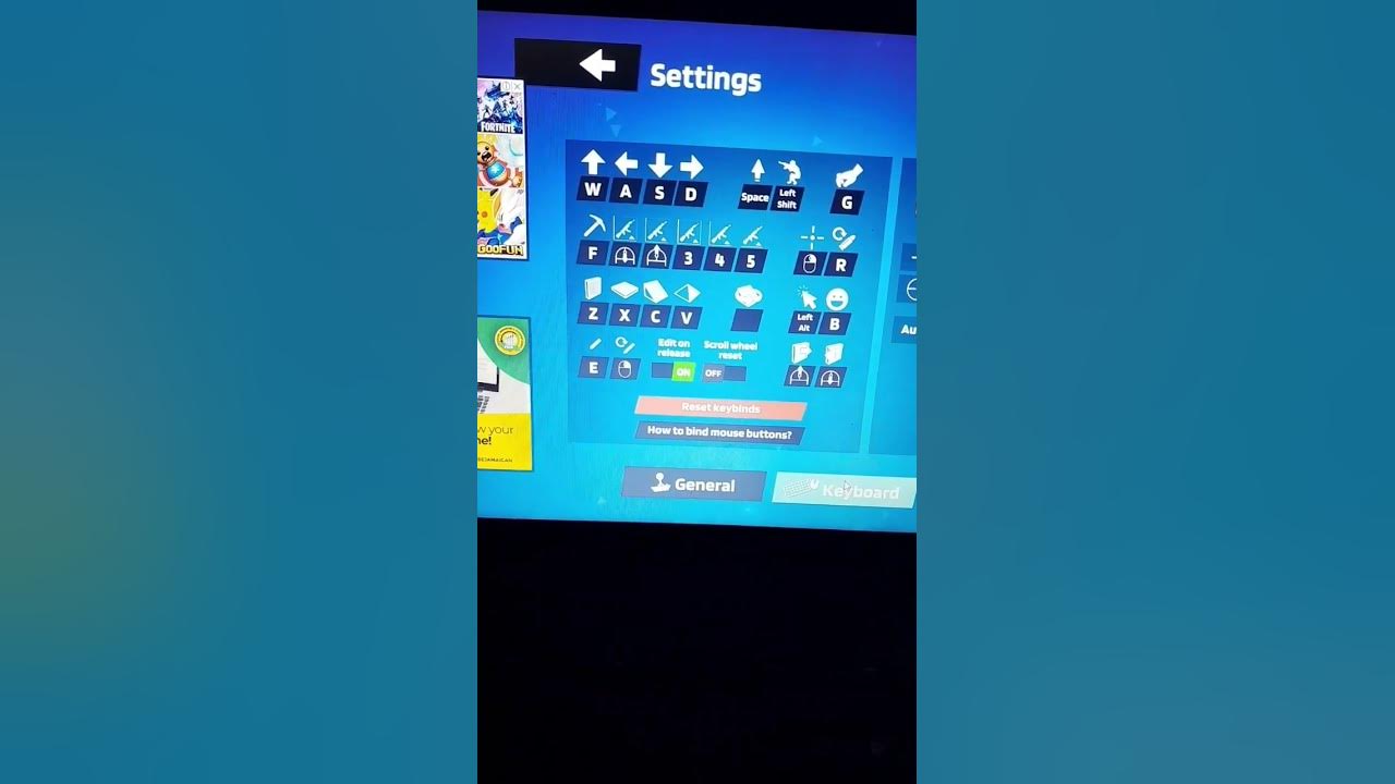 Best setting for keyboard and mouse in 1v1 lol youtube