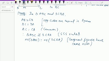 Euclid geometry : - ( Proving theorems on area of triangle ) - 55.