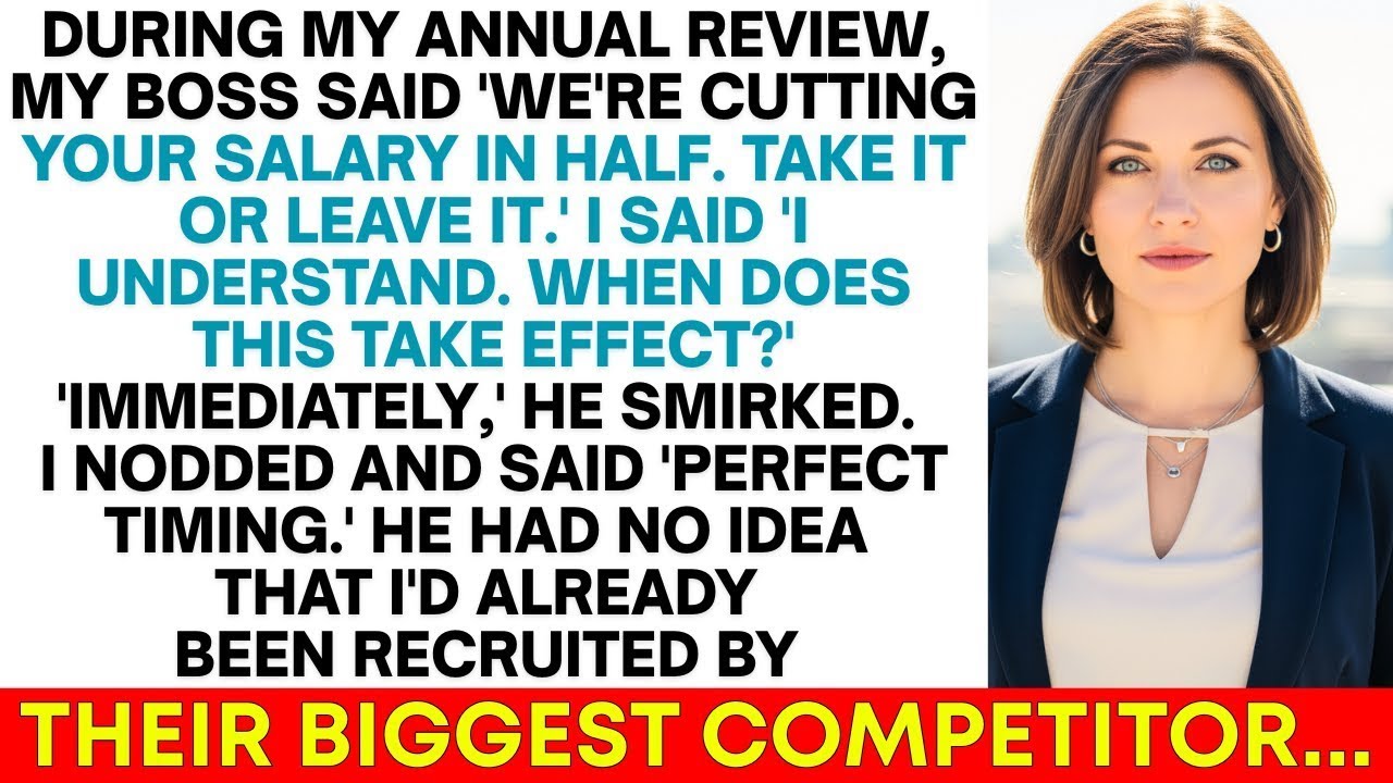 Boss Cut My Salary in Half During Review — Didn't Know I Was Already Planning My Exit