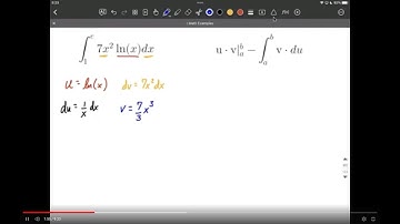 How to do Integration by Parts | Natural Log ln | Definite Integral | Calculus