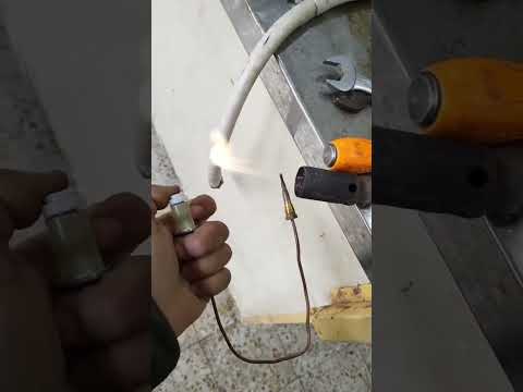 طريقة معرفة عمل وأعطال التارموكوبل والبوبينة لمدفئة الغاز