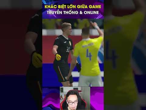 khác biệt lớn giữa tựa game fifa truyền thống và fifa online #shorts