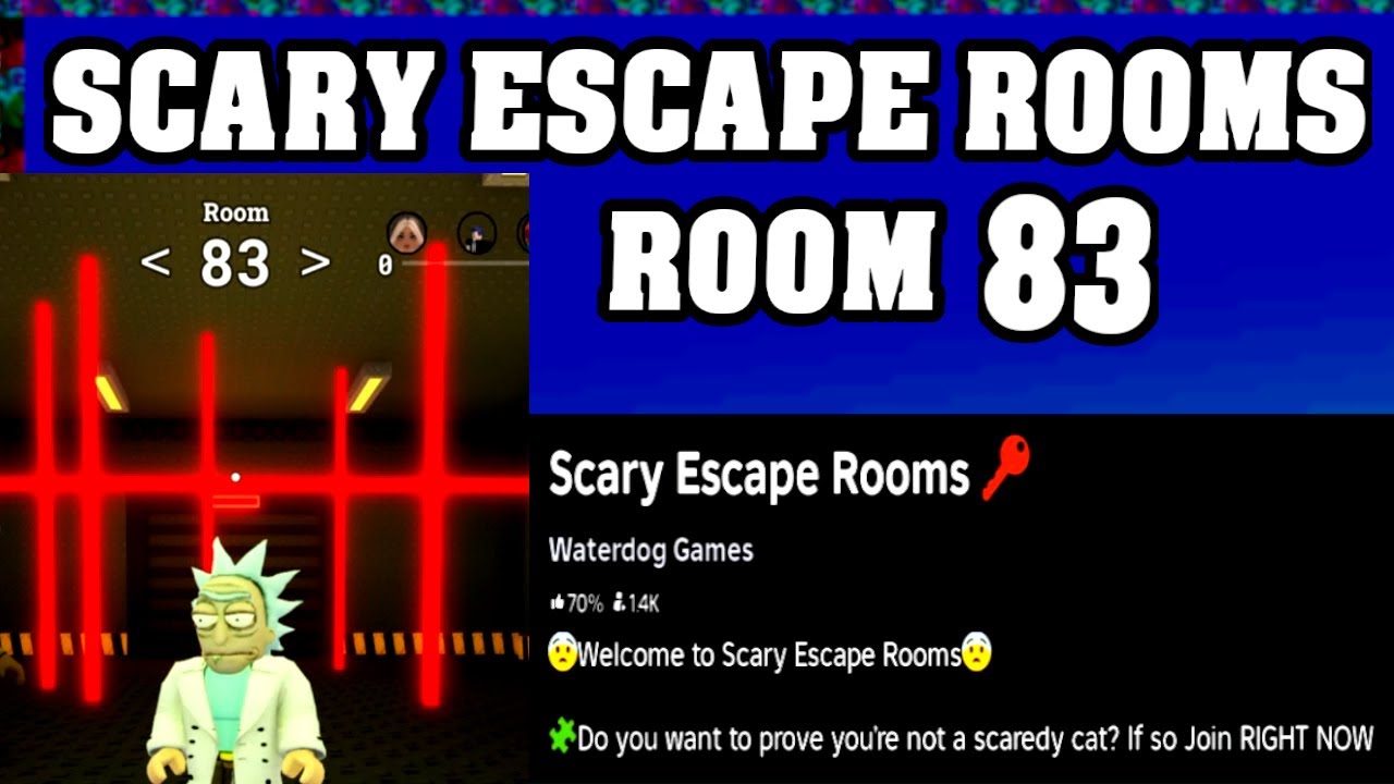 ROOM 83 SCARY ESCAPE ROOMS Roblox Walkthrough [Full Guide English] 🗝️ ...