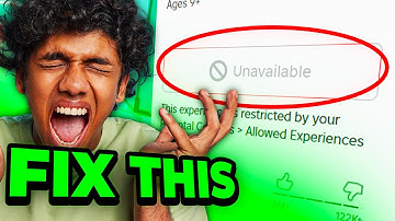 How to Fix "This Experience is Unavailable Due to Your Account Settings" Error on Roblox