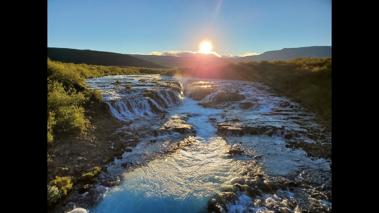 Iceland Day 2 Waterfalls - Bruarfoss, Midfoss, Hlauptungufoss — Hlauptungufoss — video poster