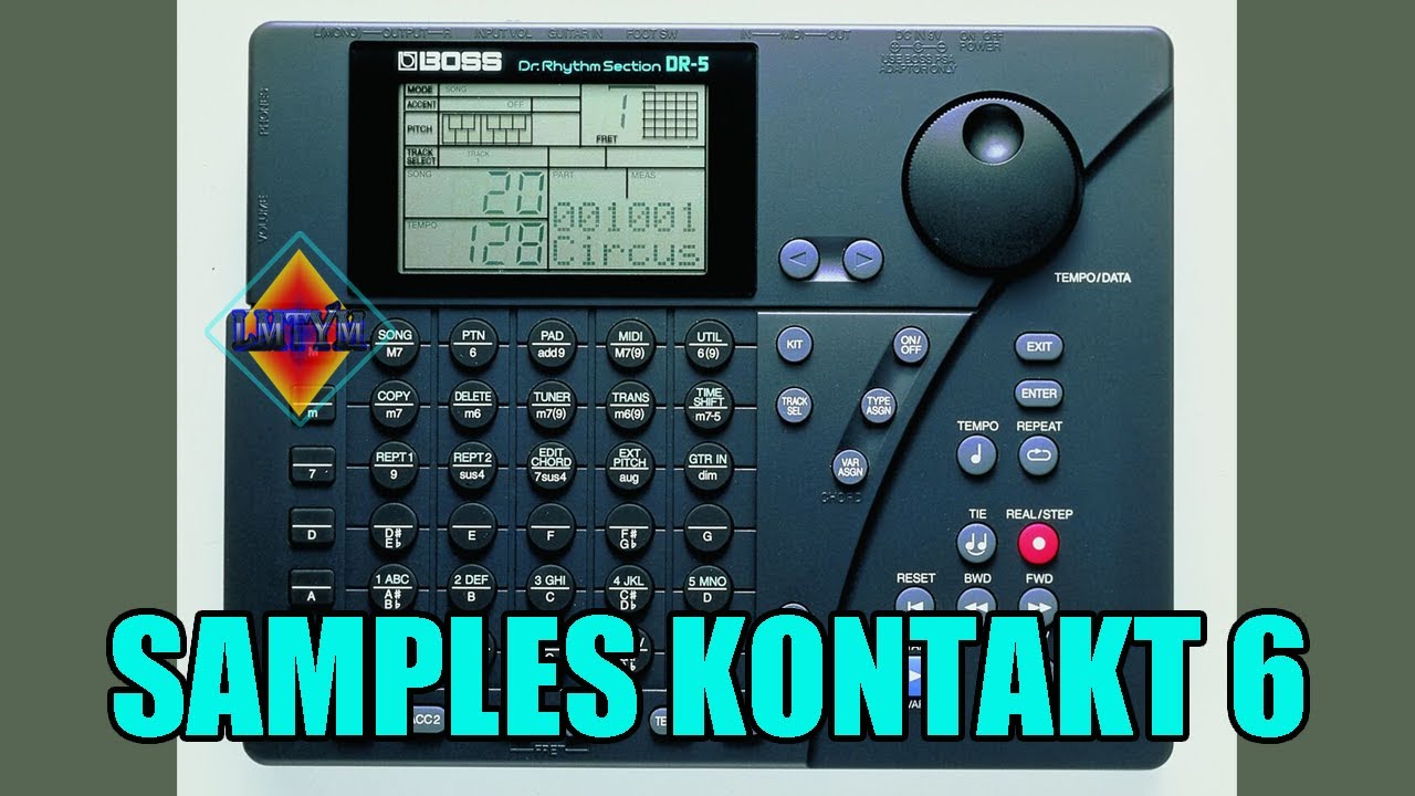 Boss DR-5 Dr. Rhythm SECTION Library 🥁🥁🥁🎼🎹Samples para Kontakt 6 a KONTAKT 8🎼🎹BY LMTYM🔥💯