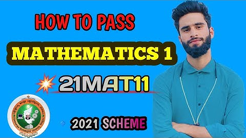 21MAT11 VTU |Passing Trick For Backlog Students