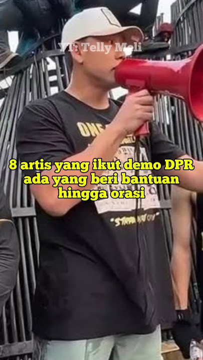 8 artists participated in the DPR demonstration, some provided assistance and even gave speeches