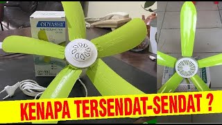 Cara Mudah Memperbaiki Kipas Angin Gantung Tersendat-Sendat