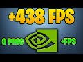 AUMENTÉ +438 FPS CON ESTE COMANDO DE NVIDIA 2025 | NVIDIA FPS BOOST ✅